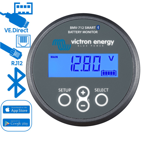 Victron Batterij Monitor BMV-712 Smart zwart (1x)