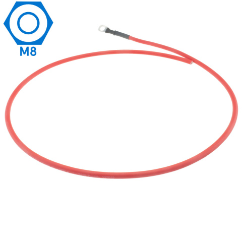 BBAtechniek artnr. 8925 - 10mm2 accu kabel flexibel rood (1.0m)