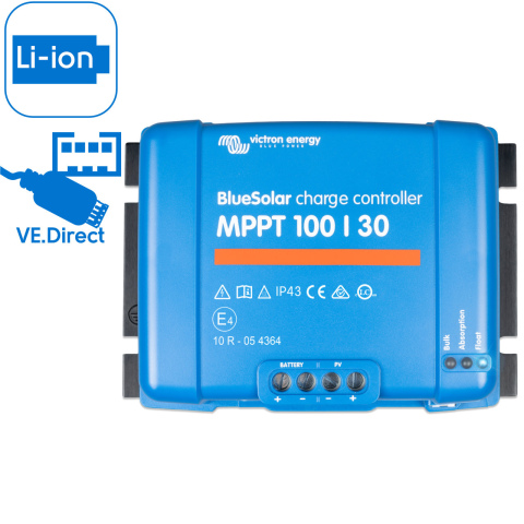 BBAtechniek artnr. 8595 - Victron BlueSolar MPPT 100/30 12/24V (1x)