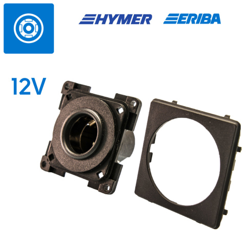 12V 120W contactdoos lei-grijs S20.000 (1x)