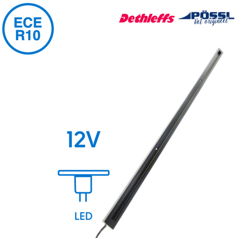 Lanciano rail 70cm mat zwart (1x)