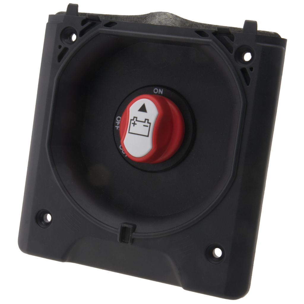 BBAtechniek - Accu hoofdstroomschakelaar 50A + beschermkap (1x)