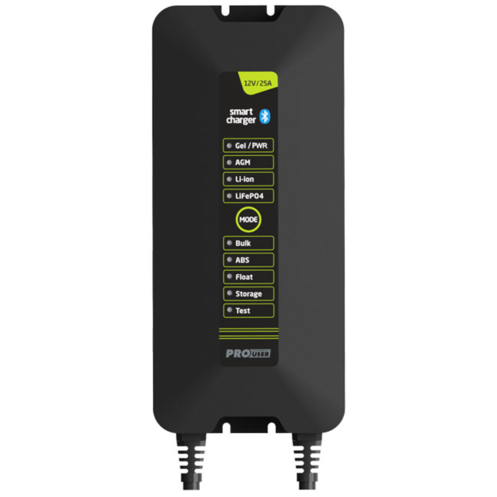 BBAtechniek - 12V 25Ah Pro-User intelligente acculader IBC25 1x)