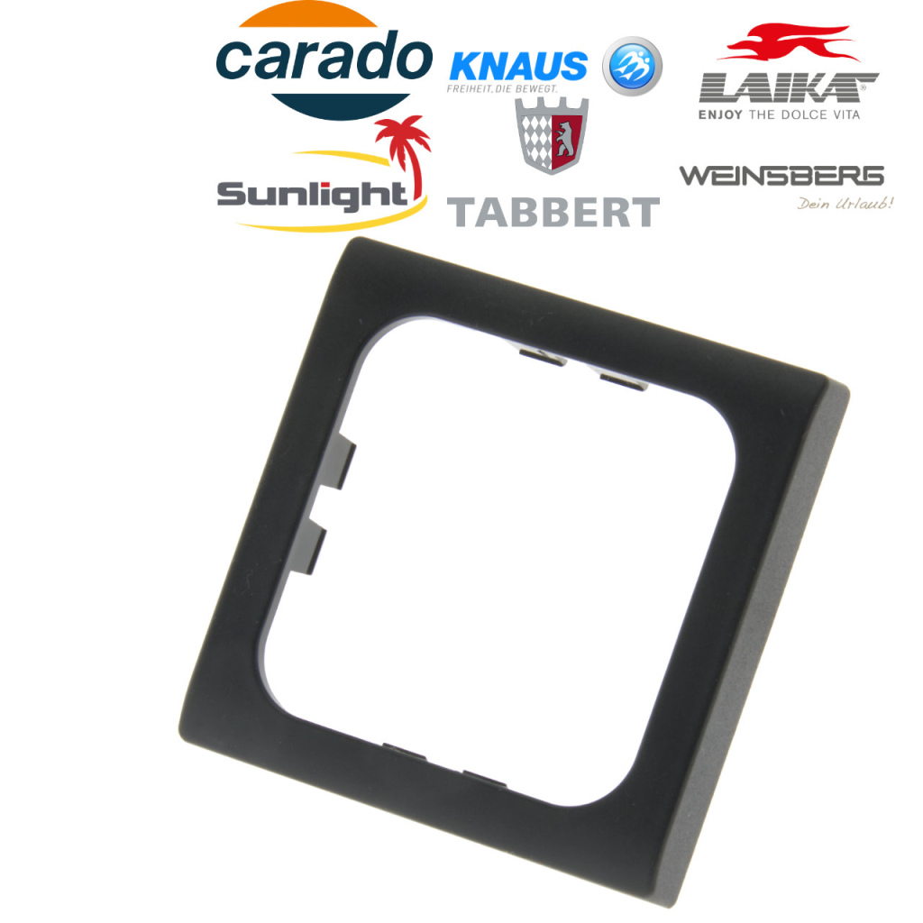 BBAtechniek - S 30.000 afdekraam 1-vak satijn zwart (1x)