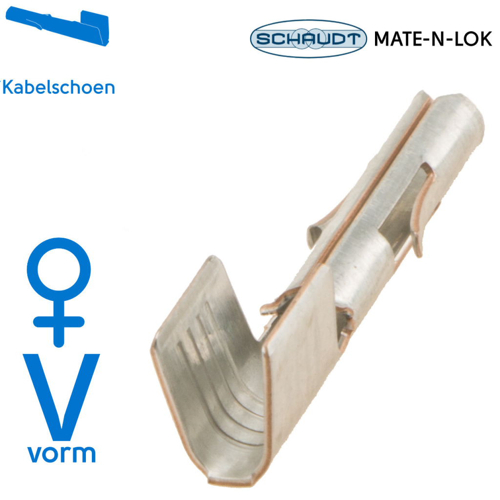 BBAtechniek - Kabelschoen female Mate-N-Lock 4.0-6.0mm² (25x)