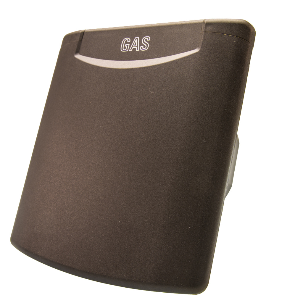 BBAtechniek - Gasdoorvoer donker grijs (1x)