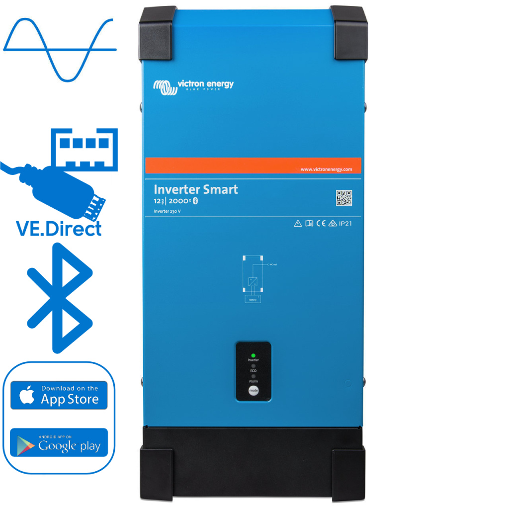 BBAtechniek - Victron Phoenix Smart omvormer 12/2000 230V (1x)