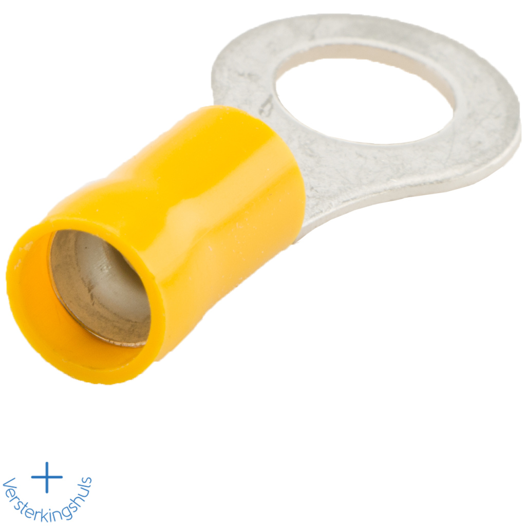 BBAtechniek - Kabelschoen ring M8 Ø8.4mm* geel (5x)