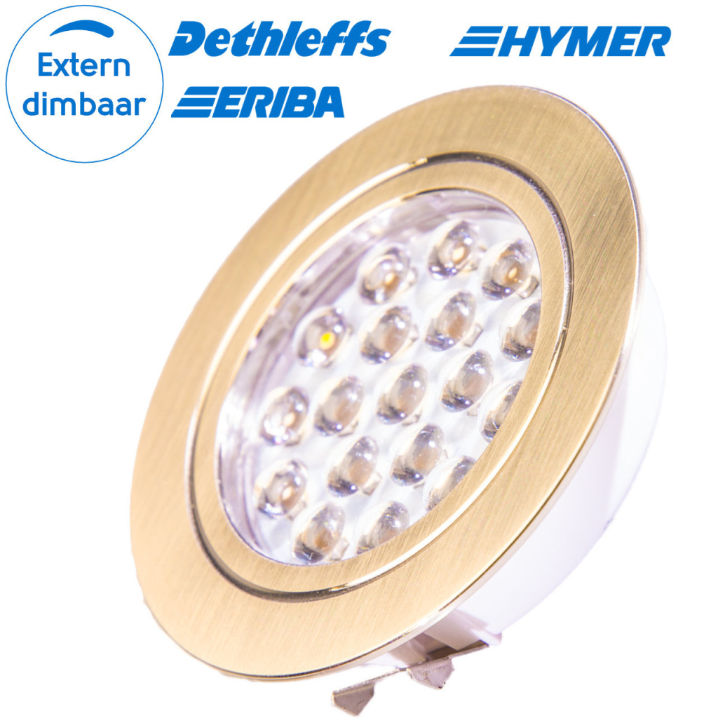 BBAtechniek - Ancona LED inbouwspot 1.5W 3200K 108lm 12V (1)