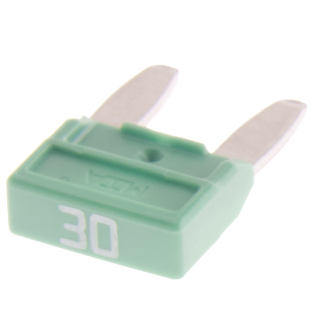 BBAtechniek - Mini steekzekering 30A groen (50x)