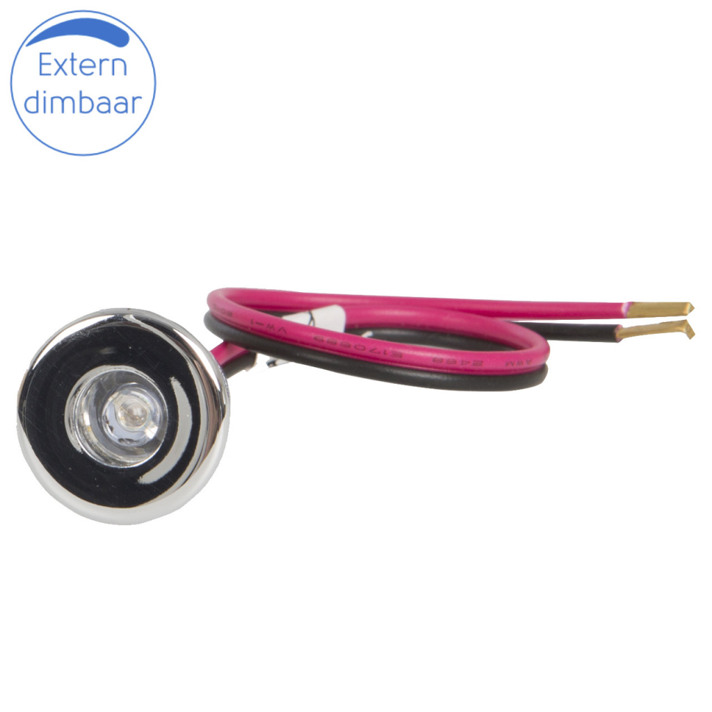 BBAtechniek - Milaan LED blue light inbouwspot 12V 0.1W (1x)