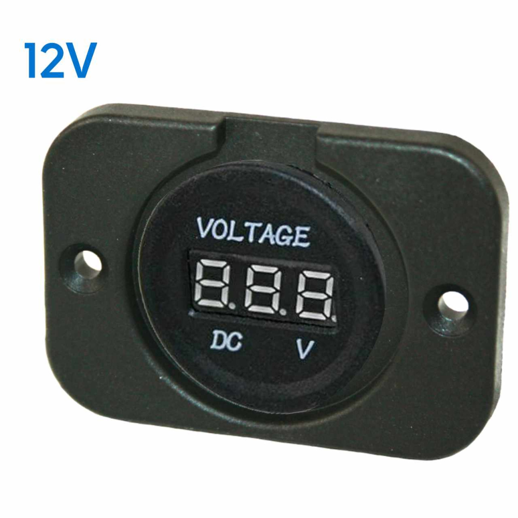BBAtechniek - Power Line Voltmeter inbouw incl. inbouwframe (1x)