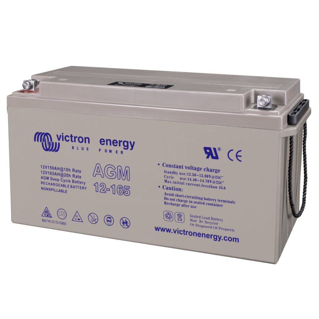 BBAtechniek - 12V 165Ah Victron AGM Accu M8 (1x)