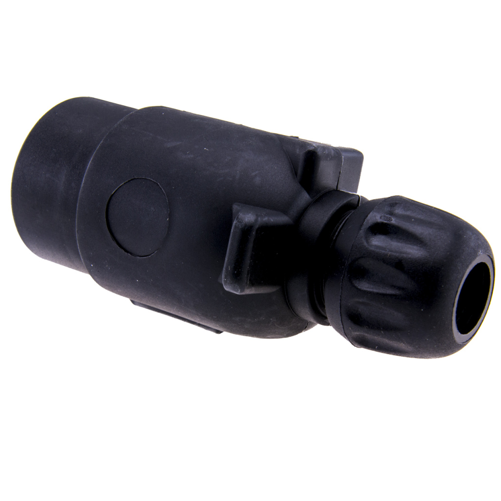 BBAtechniek - Stekker stootvast kunststof zwart 7-polig (1x)