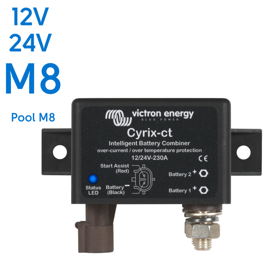 BBAtechniek - Victron Cyrix-CT 12/24V 230A combiner relais (1x)