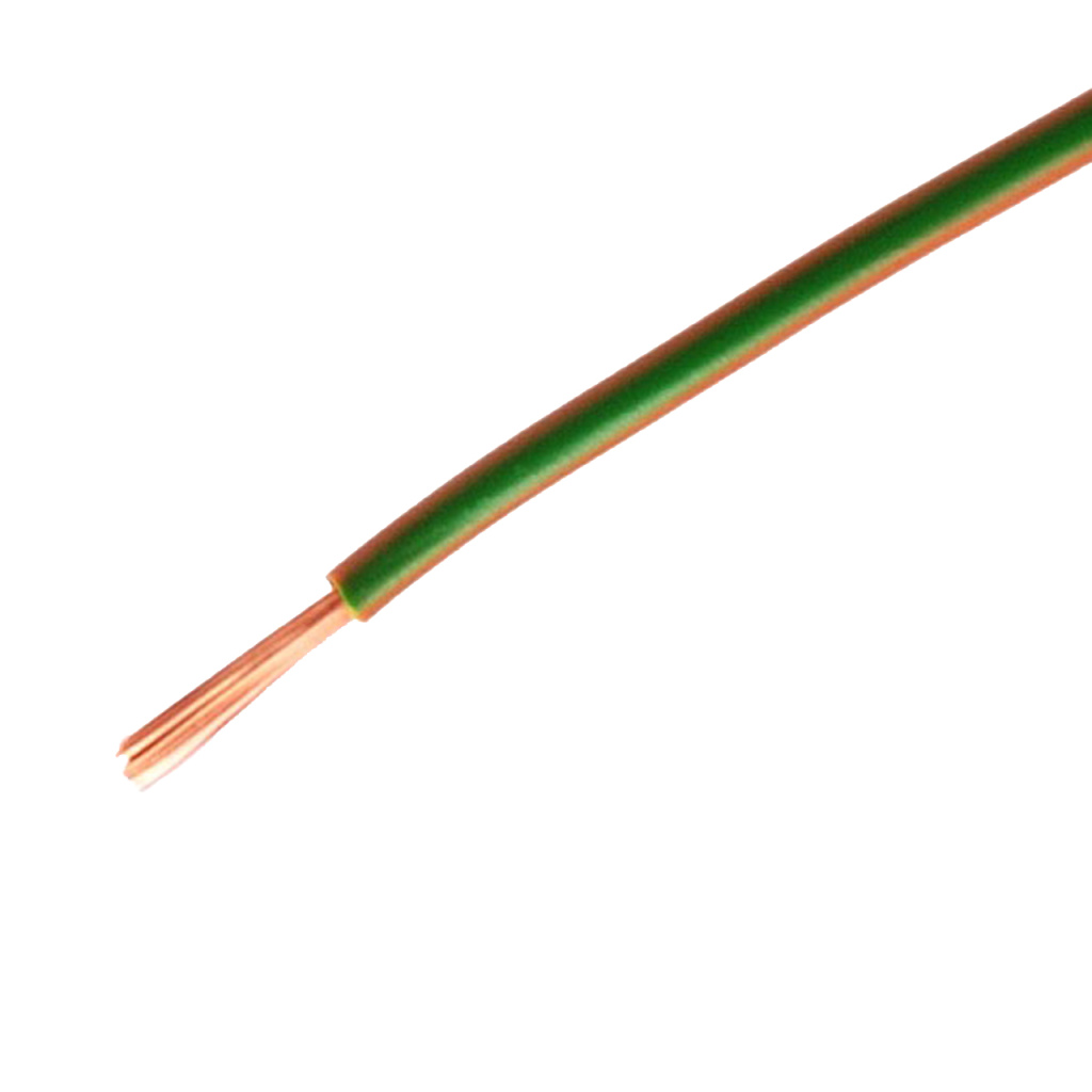 BBAtechniek - 1.0mm2 kabel bruin/licht groen (500m)