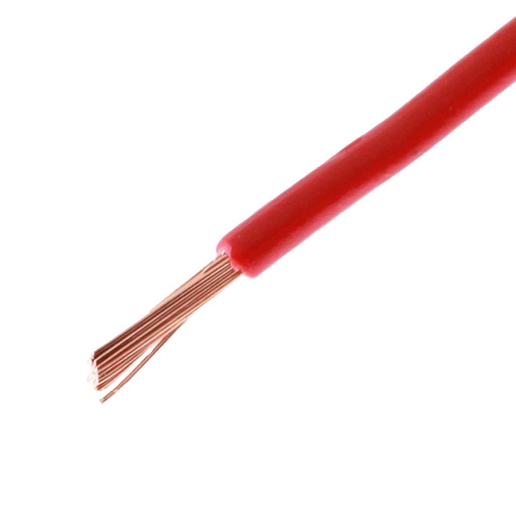BBAtechniek - 1.0mm2 kabel rood (100m) 