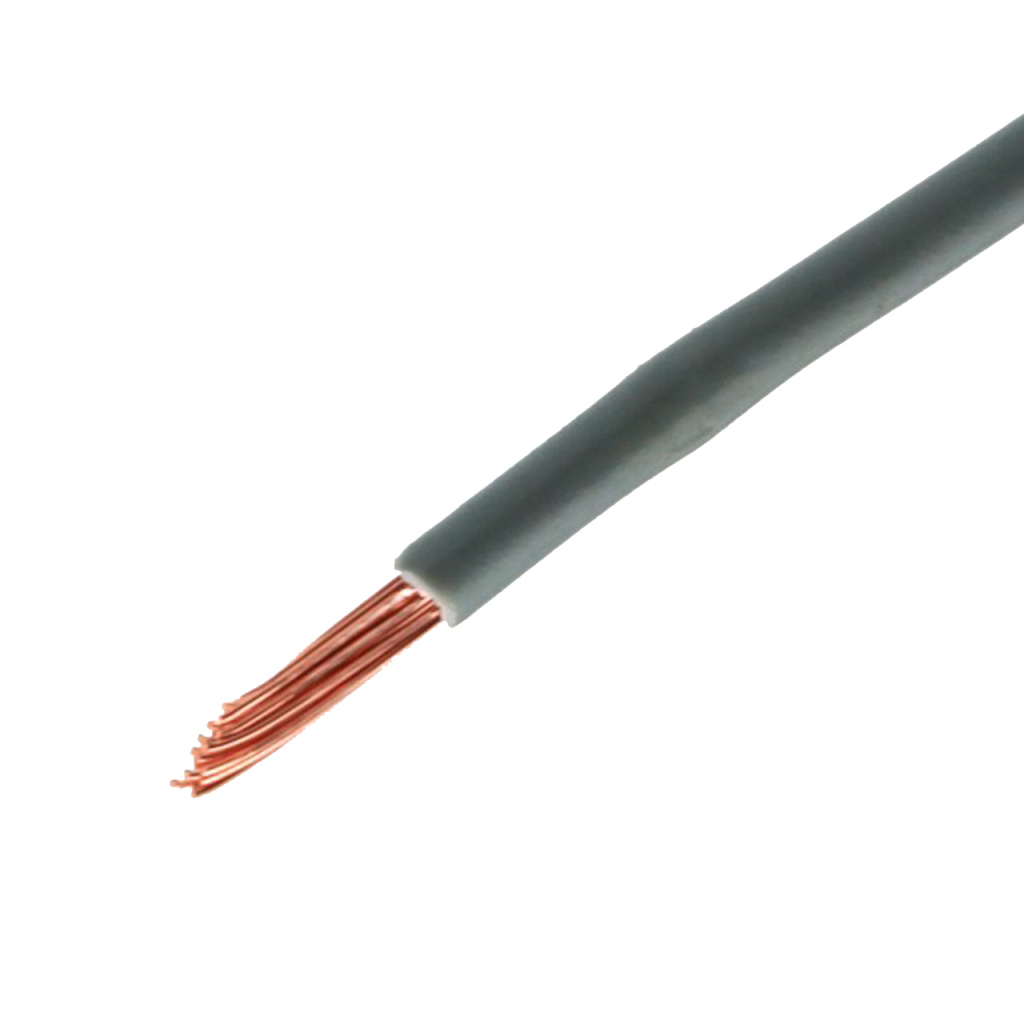 BBAtechniek - 1.0mm2 kabel grijs (100m)