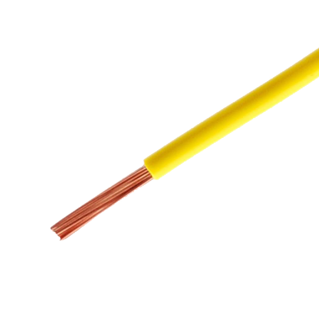 BBAtechniek - Kabel 1.5mm2 geel (100m)