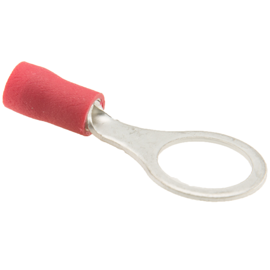 BBAtechniek - Kabelschoen ring M10 Ø10.5mm* rood (100x)