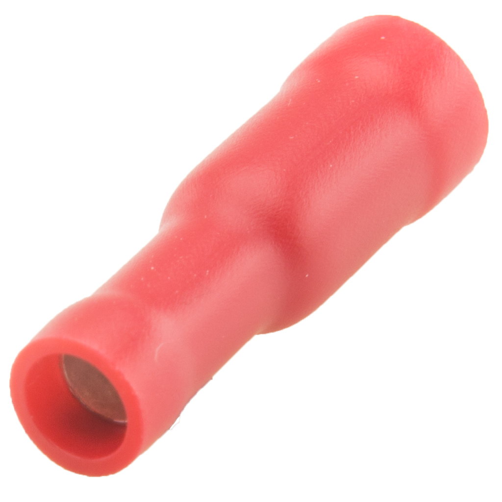 BBAtechniek - Rondstekerhuls Ø4.0mm* rood (50x)