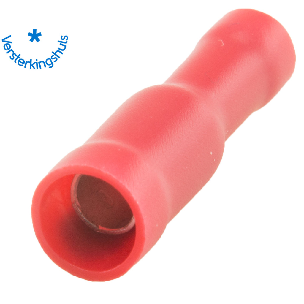 BBAtechniek - Rondstekerhuls Ø4.0mm* rood (50x)