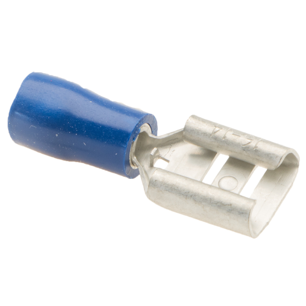 BBAtechniek - Vlakstekerhuls 8.0x0.8mm* blauw (100x)