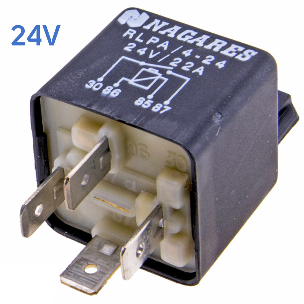 BBAtechniek - 24V 22A 4-polig relais (1x)