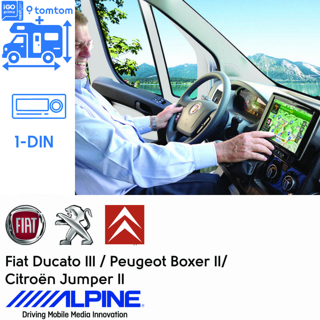 BBAtechniek - Ducato Boxer Jumper navigatie (1x)