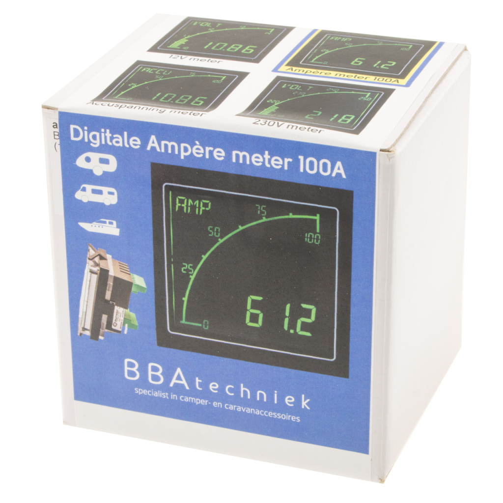 BBAtechniek - BBA digitale Ampère meter 100A (1x)
