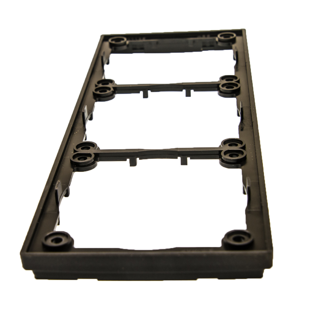 BBAtechniek - Afstandsraam 3-vak laag zwart S20.000 (1x)