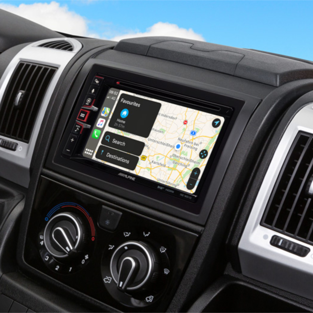 BBAtechniek - 6.5” Alpine INE-W611DC camper/truck navigatie (1x)