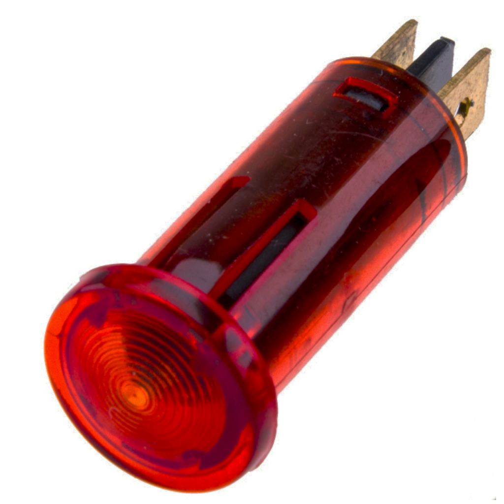 BBAtechniek - Waarschuwingslampje rood 12V Ø 12.0mm (1x)