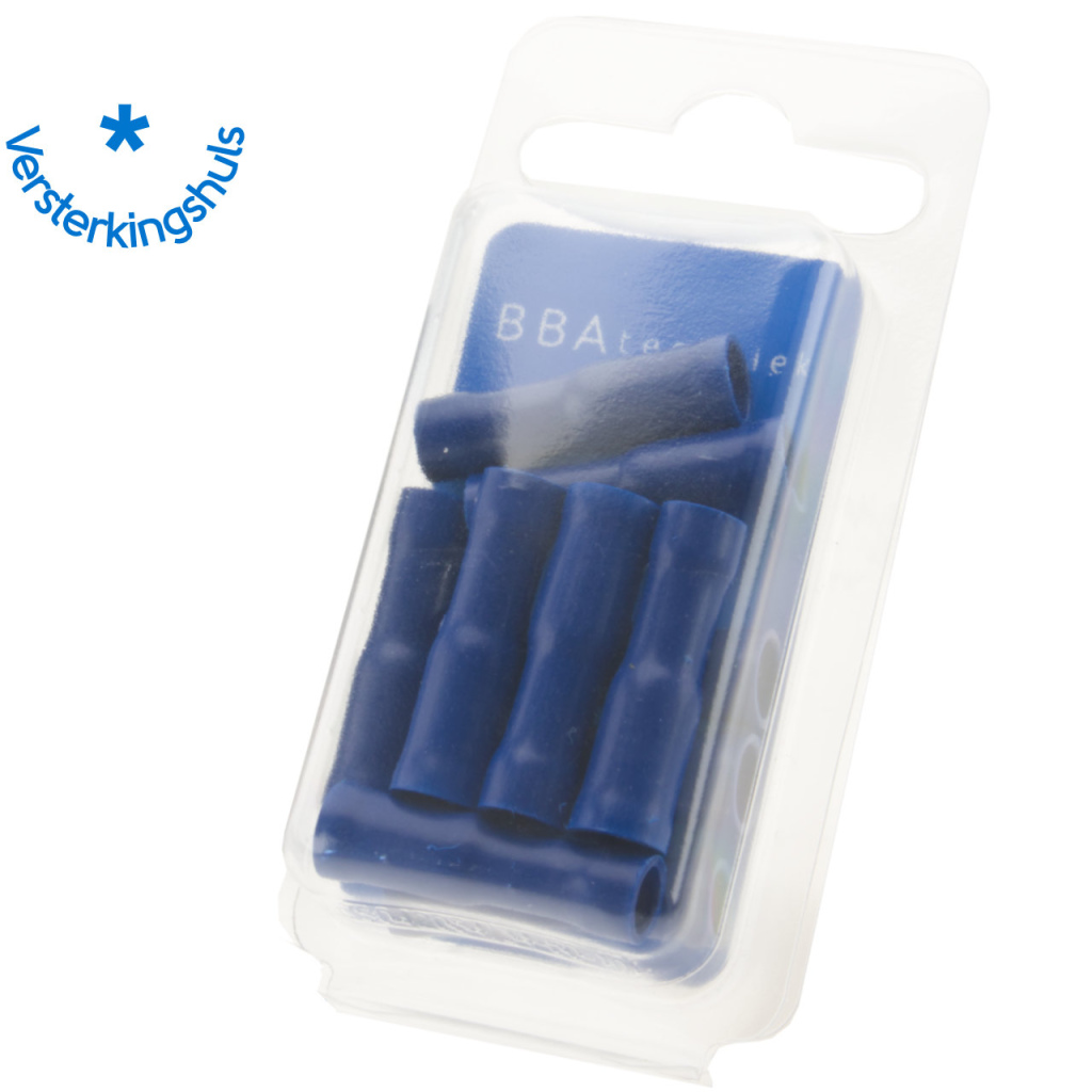 BBAtechniek - Rondstekerhuls Ø4.0mm* blauw (10x)