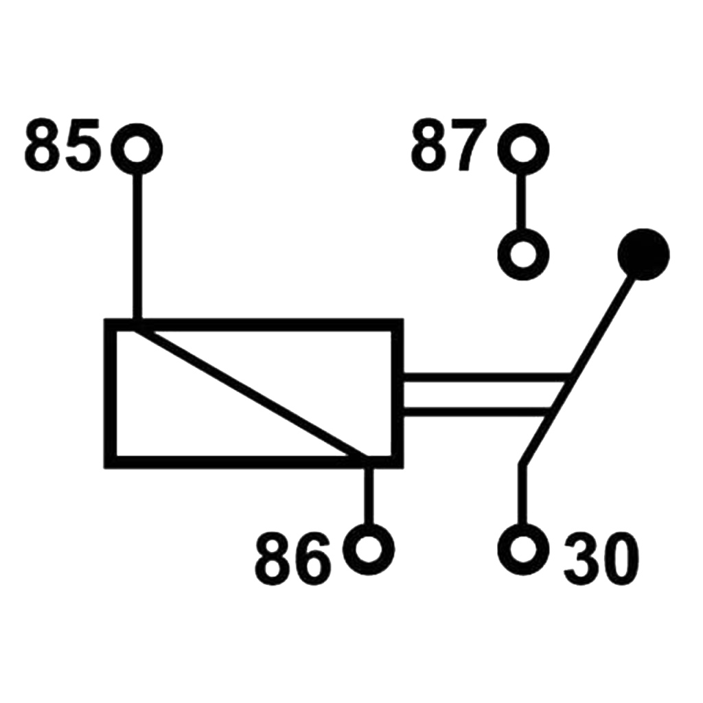 BBAtechniek - 12V 40A 4-polig relais (1x)