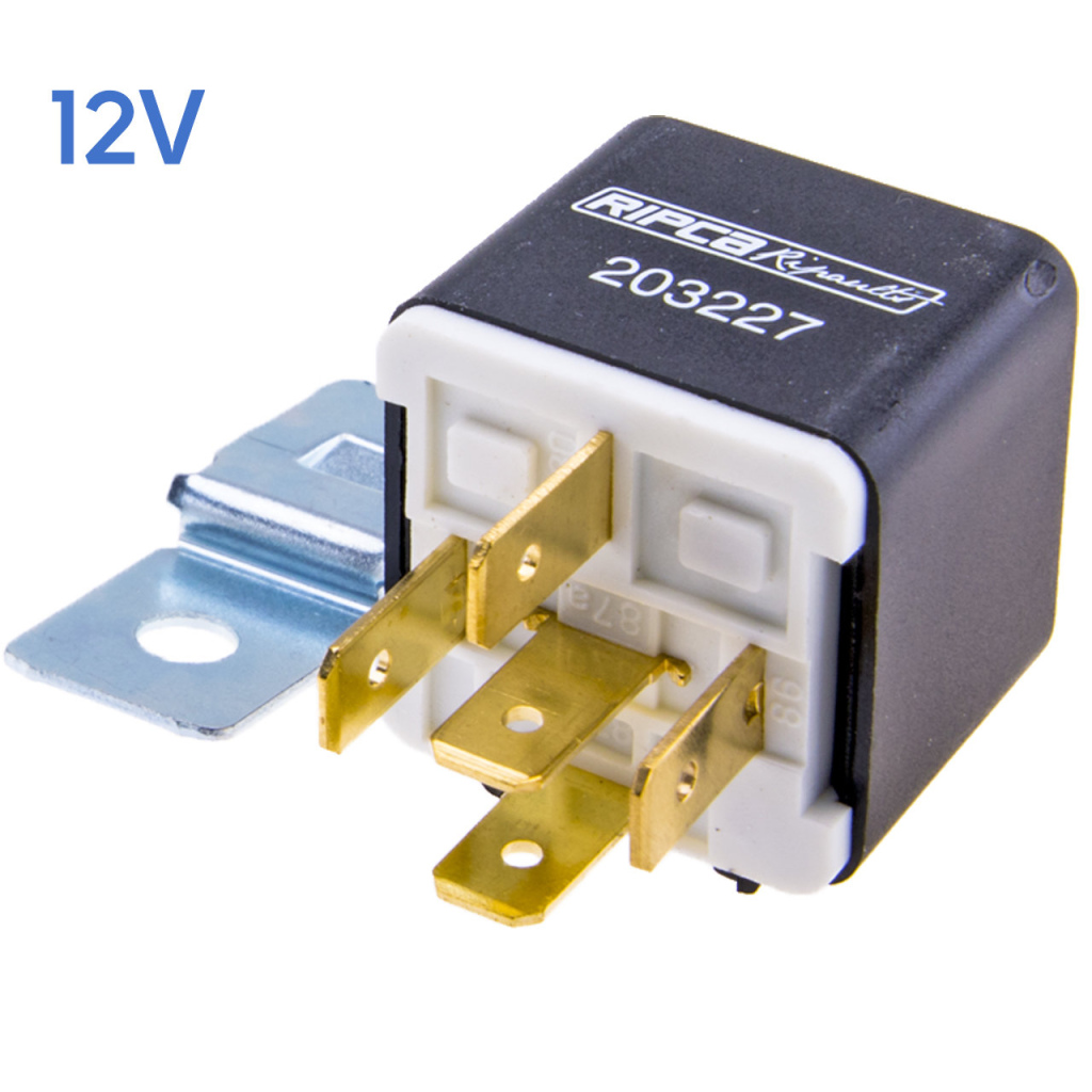 BBAtechniek - 12V 40/30A 5-polig mini relais (1x)