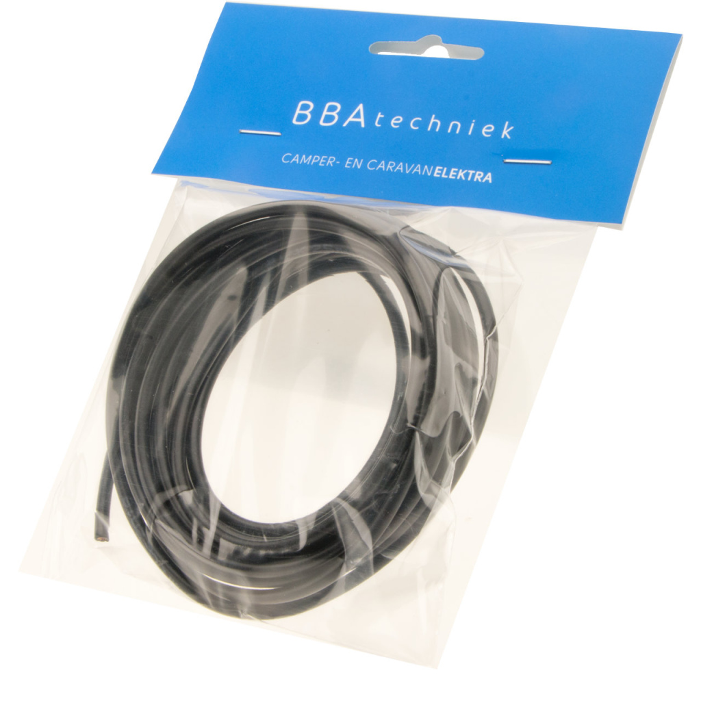 BBAtechniek - Kabel 2.5mm2 zwart (5m)