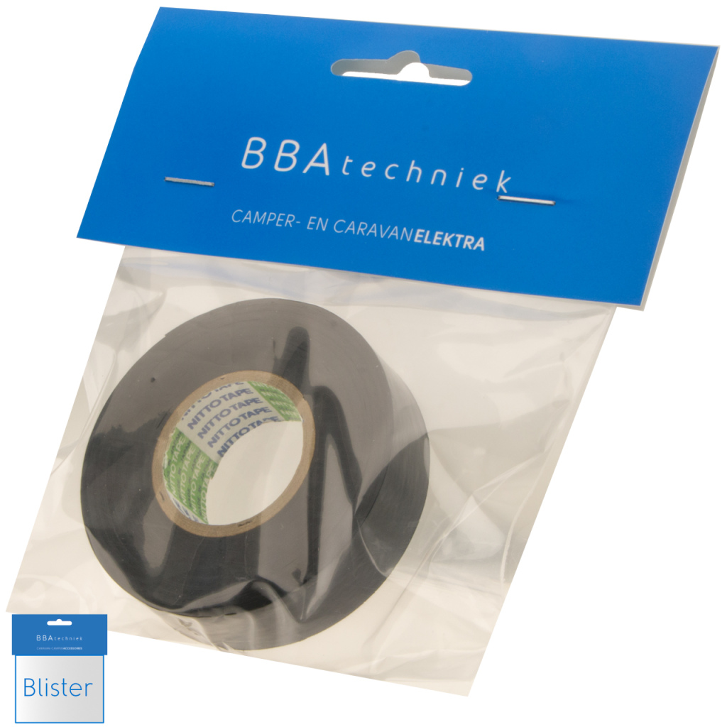 BBAtechniek - Zelfvulcaniserende tape 19mm zwart (5m)