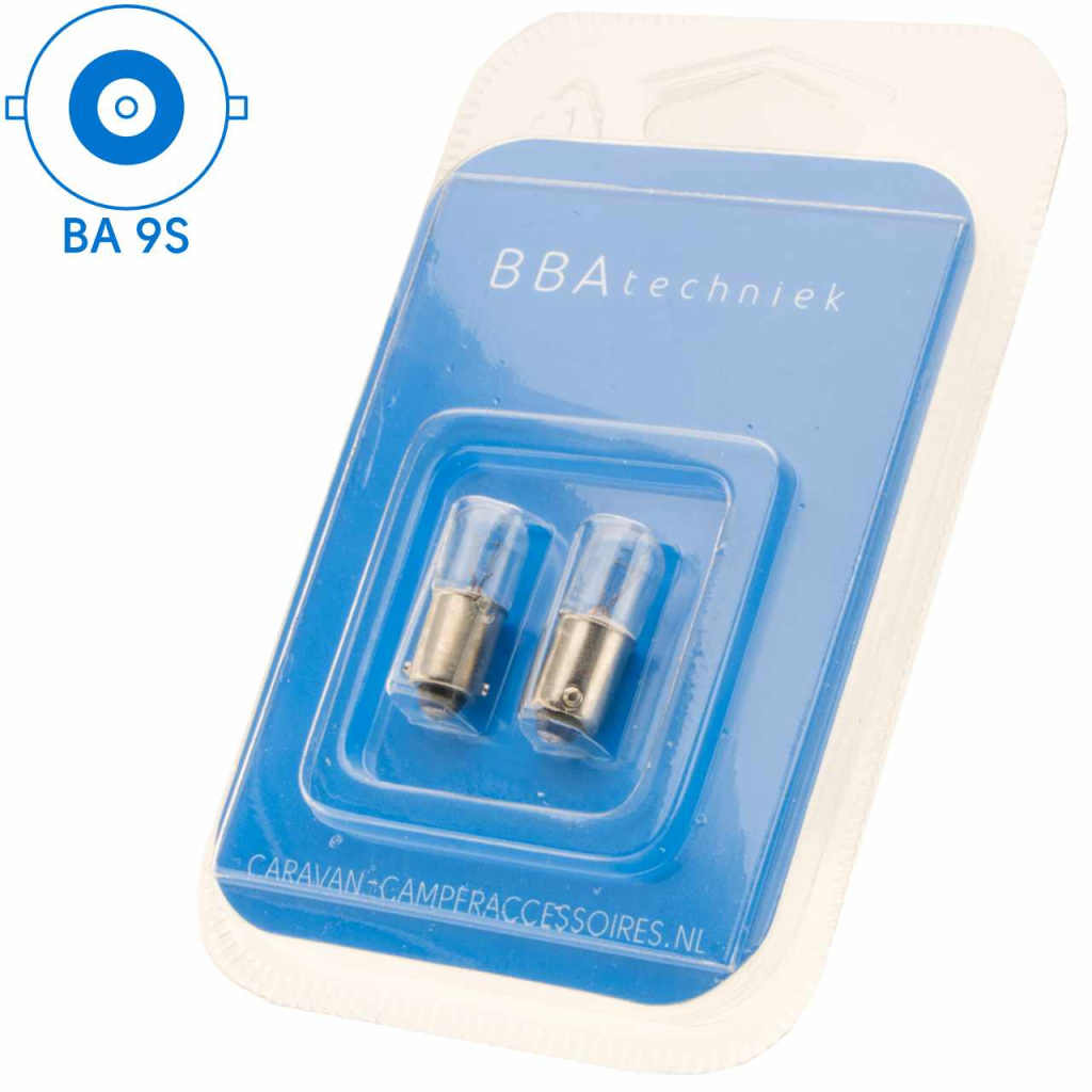 BBAtechniek - BA9S 12V 4W BS233 lamp (2x)