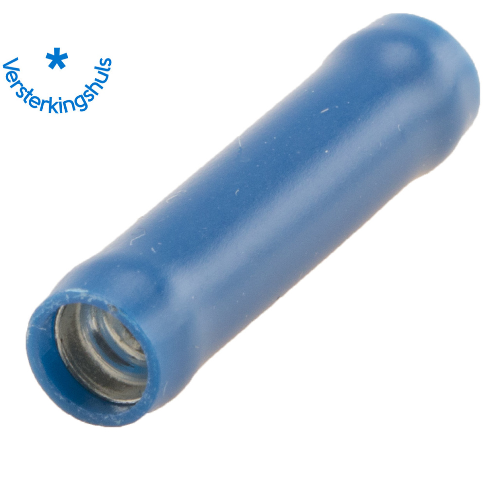 BBAtechniek - Doorverbinder Ø4.5mm* lang blauw (100x)