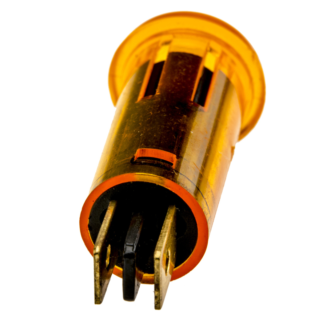 BBAtechniek - Waarschuwingslampje oranje 12V Ø12.0mm (1x)