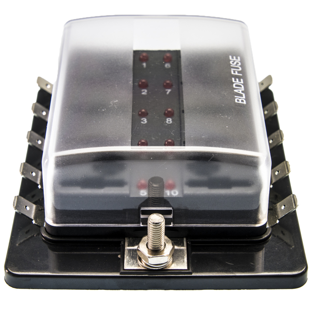 BBAtechniek - Zekering box defect aanduiding 10-weg LED (1x)