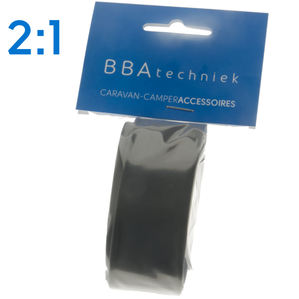 BBAtechniek - Krimpkous 19.0-9.6mm zwart 2:1 (1m)