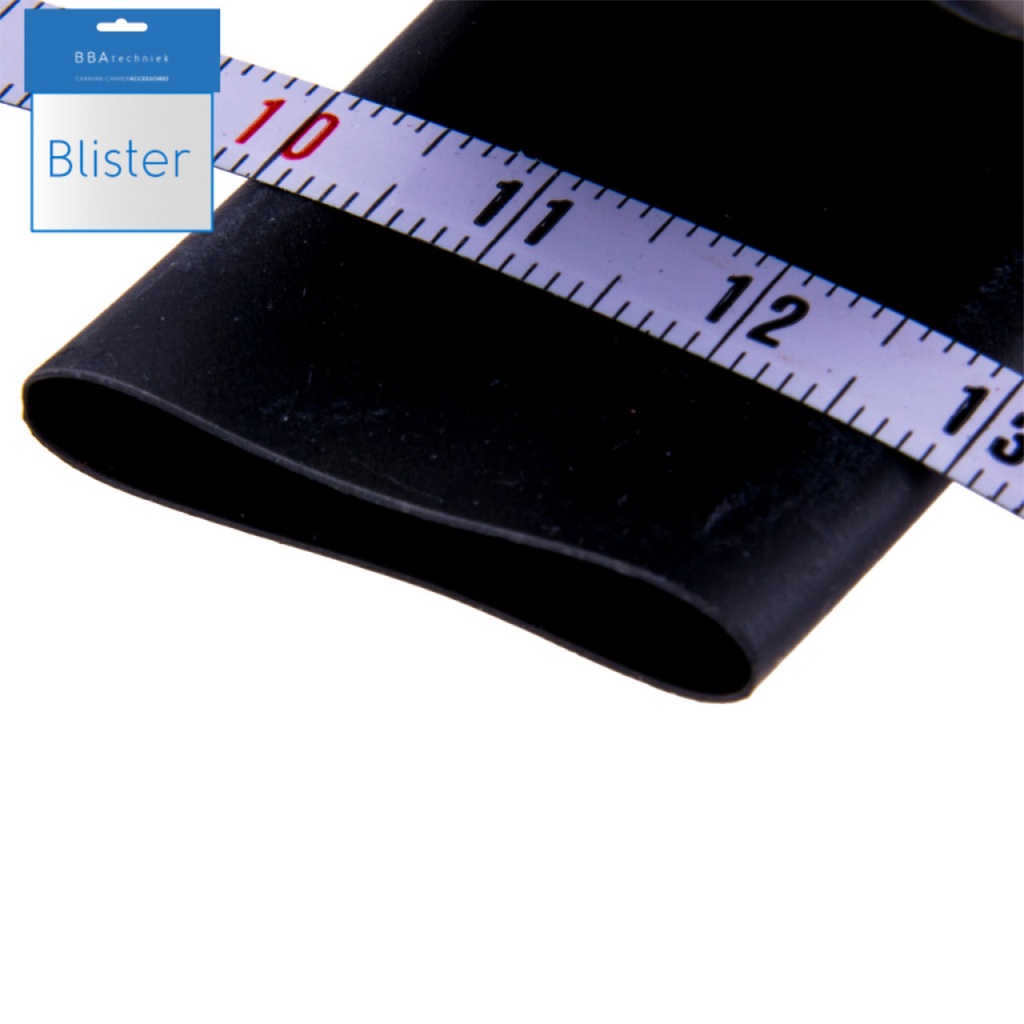 BBAtechniek - Krimpkous 25.4-12.7mm zwart 2:1 (1m)