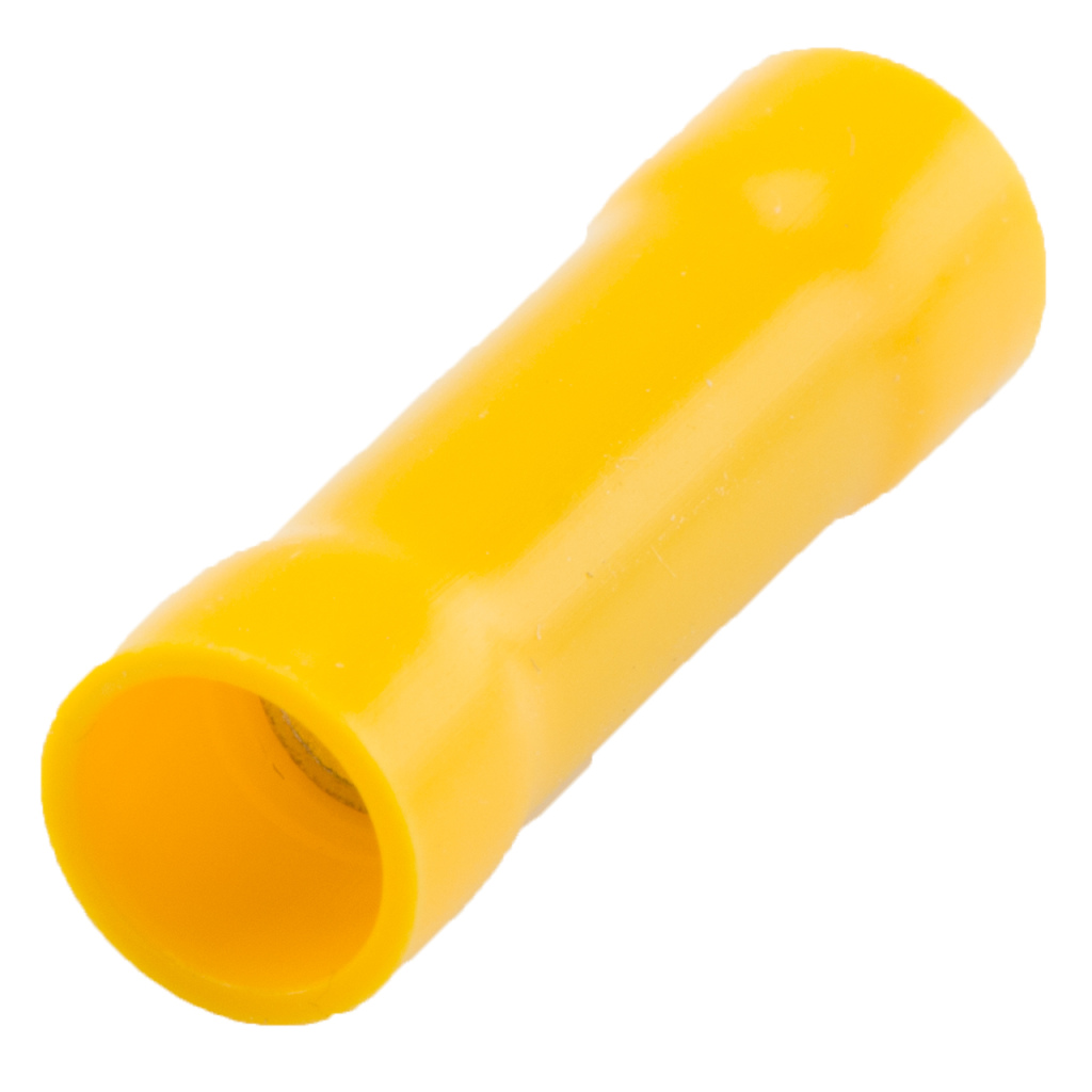 BBAtechniek - Doorverbinder Ø6.6mm geel (5x)