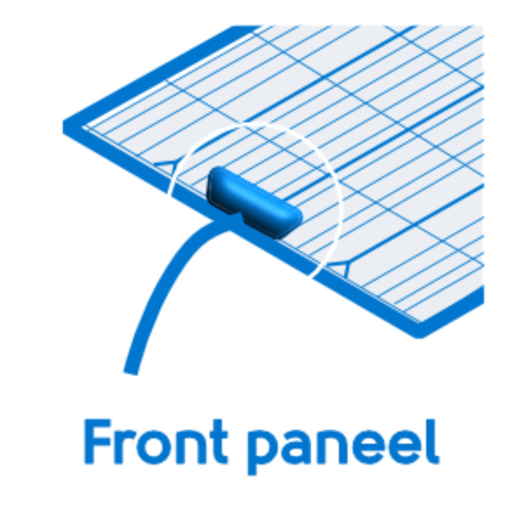 BBAtechniek - NDS Lightsolar 105W BOVEN 106.8x50.3x0.4cm (1x)