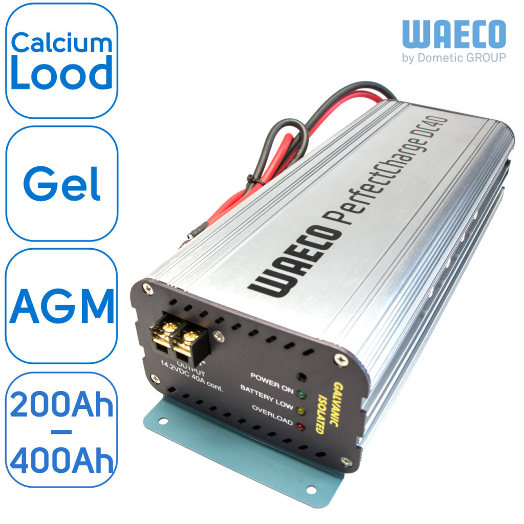 BBAtechniek - 12V 40A Waeco Perfectcharge DC40 acculader (1x)