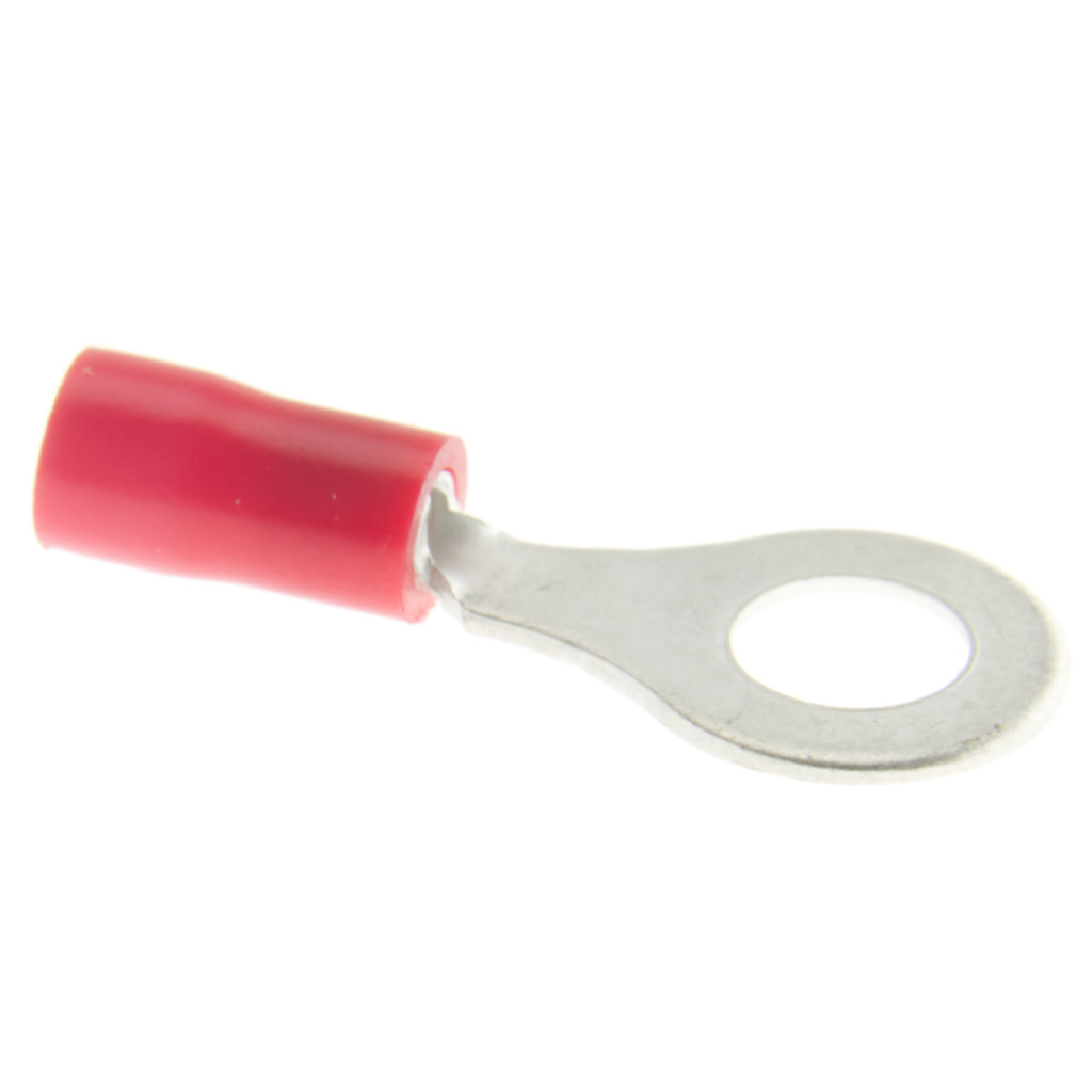 BBAtechniek - Kabelschoen ring M6 Ø6.4mm rood (10x)