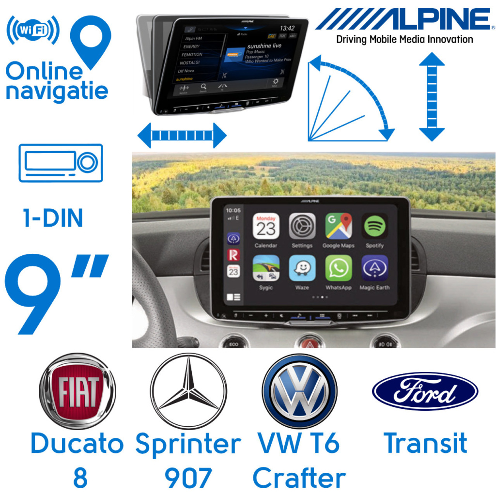 BBAtechniek - Sprinter907 Ducato T6 Crafter Transit mediastation