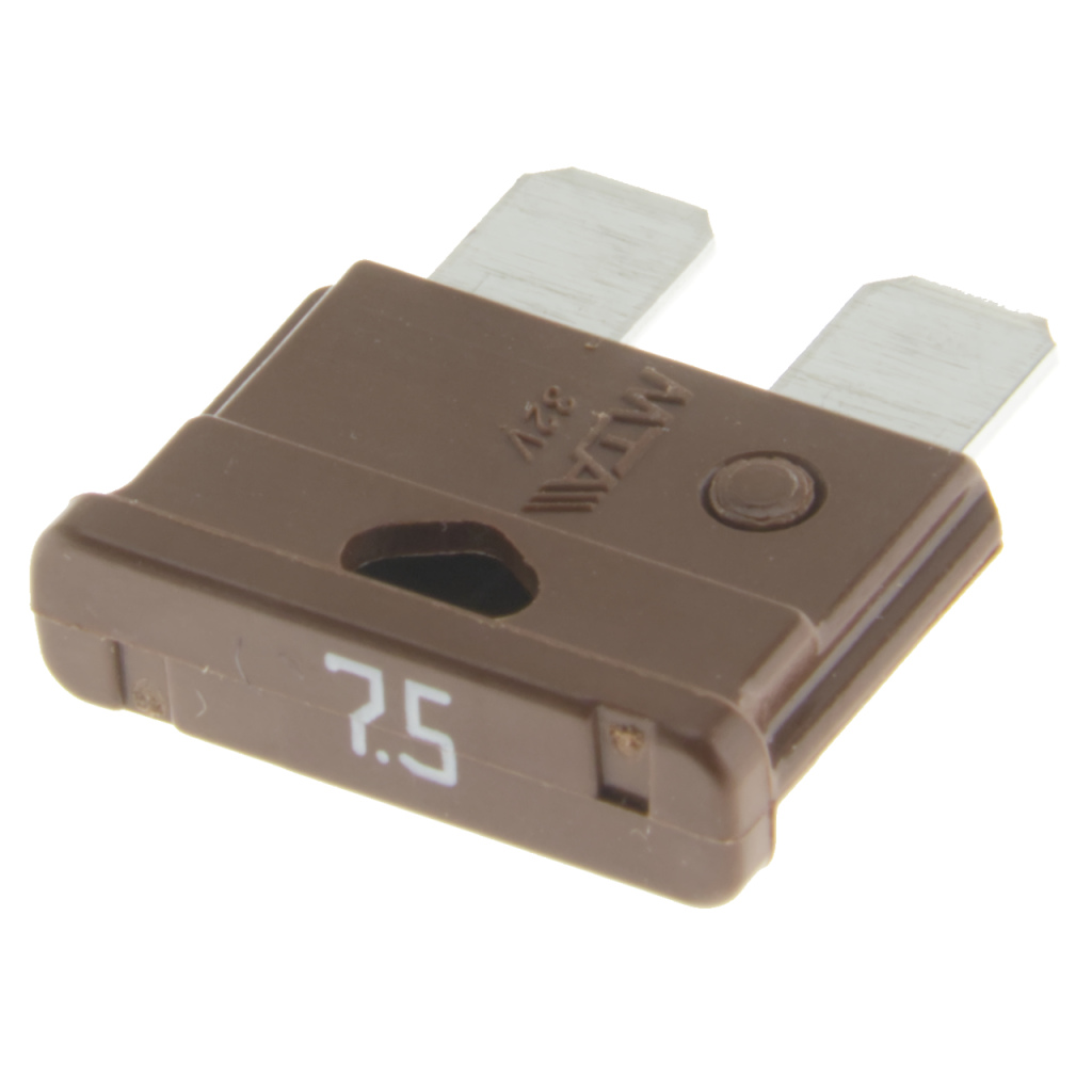 BBAtechniek - Standaard steekzekering 7.5A bruin (5x)